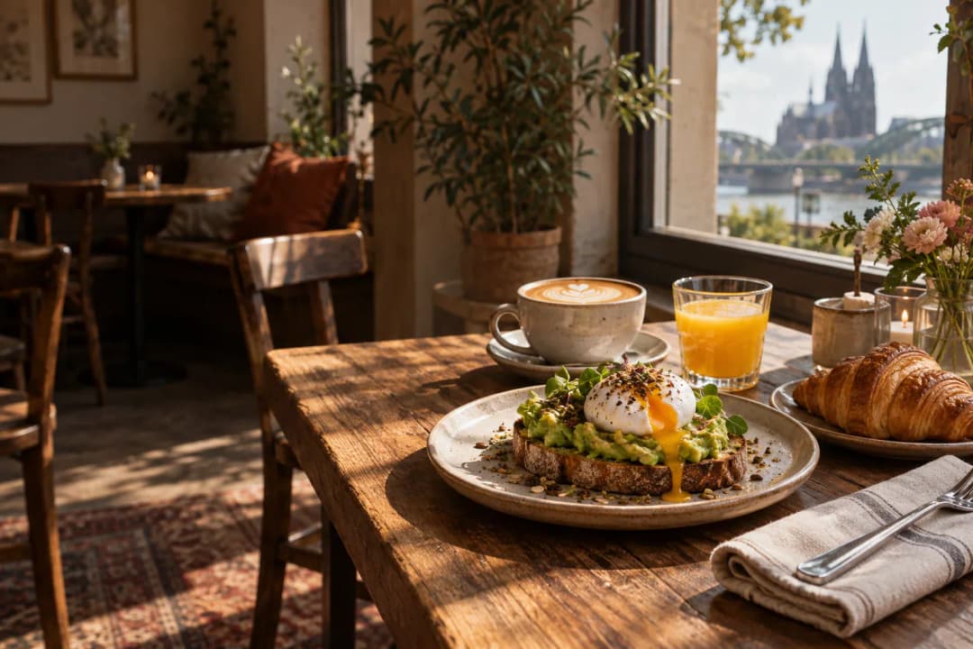Frühstücksmotiv aus unserem Demoshop Café Amsel.